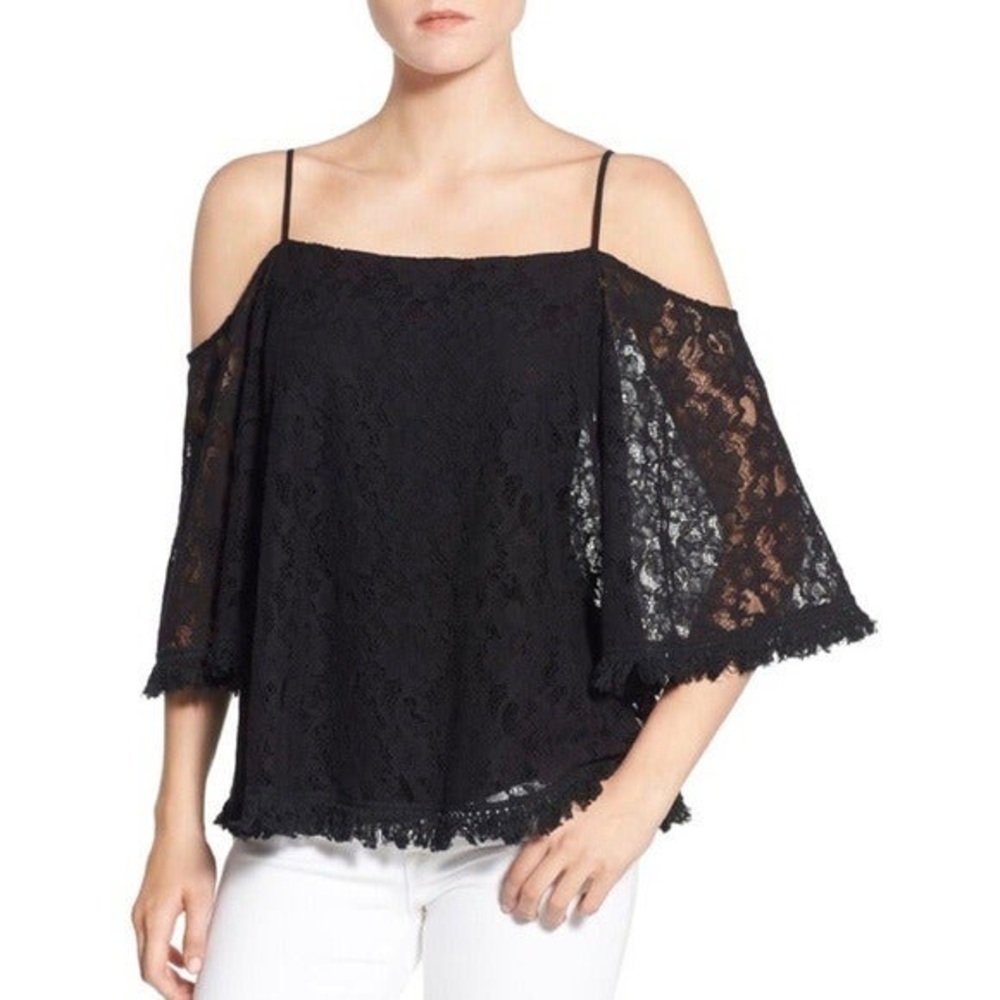 Bailey 44 Tusk Lace Cold Shoulder top